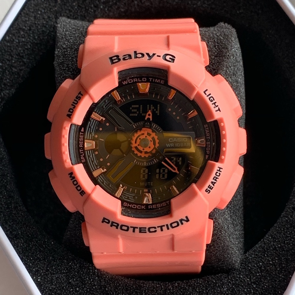BABY G SHOCK 5338 Corral/Orange Watch